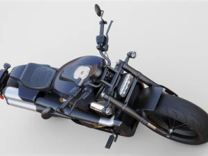 Generic American motorcycle 3D Model