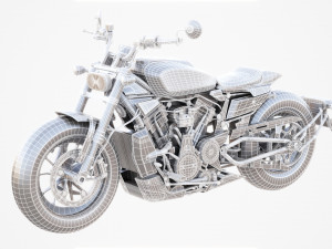 Generic American motorcycle Modelo 3D