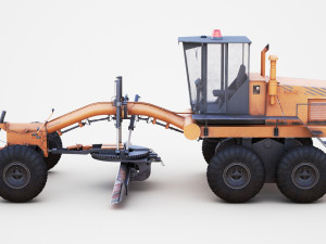 Motor Grader 3Dモデル