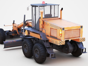 Motor Grader 3Dモデル