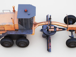 Motor Grader 3Dモデル