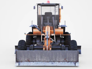 Motor Grader 3D Model
