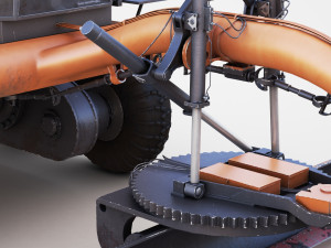 Motor Grader 3Dモデル