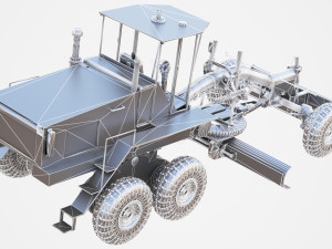 Motor Grader 3Dモデル