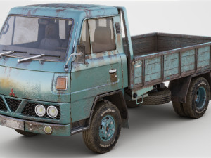 Mitsubishi Fuso Canter mk3 PBR 3D Model
