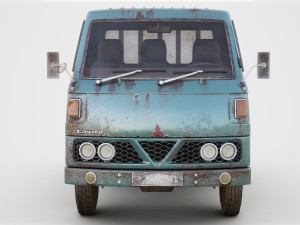 Mitsubishi Fuso Canter mk3 PBR 3D Модель