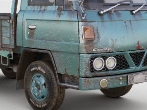 Mitsubishi Fuso Canter mk3 PBR 3D Модель