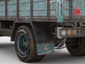 Mitsubishi Fuso Canter mk3 PBR 3D Модель