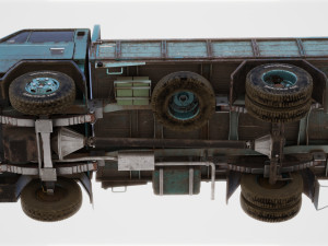 Mitsubishi Fuso Canter mk3 PBR 3D Модель