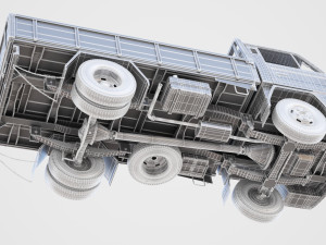 Mitsubishi Fuso Canter mk3 PBR 3D Модель