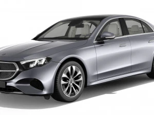 Mercedes-Benz E-class 2024 with interior 3D Model