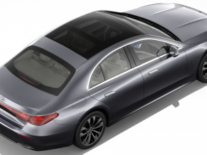 Mercedes-Benz E-class 2024 with interior 3D 모델