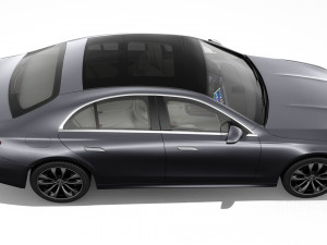 Mercedes-Benz E-class 2024 with interior 3D 모델