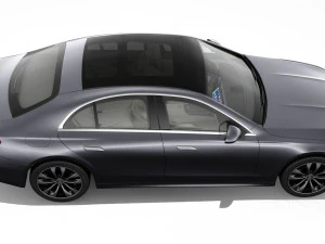Mercedes-Benz E-class 2024 with interior 3D Model