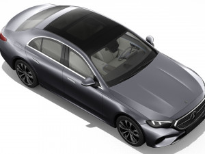Mercedes-Benz E-class 2024 with interior 3D 모델
