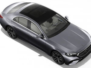 Mercedes-Benz E-class 2024 with interior 3D Model