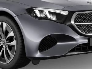 Mercedes-Benz E-class 2024 with interior 3D Model