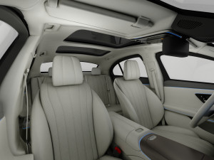 Mercedes-Benz E-class 2024 with interior 3D 모델