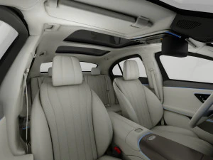 Mercedes-Benz E-class 2024 with interior 3D Model