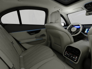Mercedes-Benz E-class 2024 with interior 3D 모델