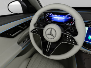 Mercedes-Benz E-class 2024 with interior 3D 모델