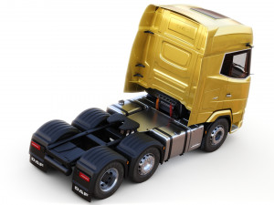 DAF XG semi truck with trailer 3Dモデル