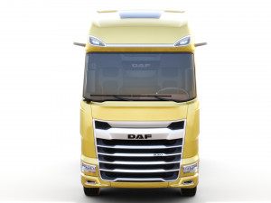 DAF XG semi truck with trailer 3Dモデル