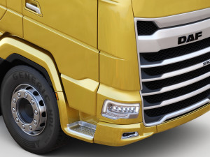 DAF XG semi truck with trailer 3Dモデル