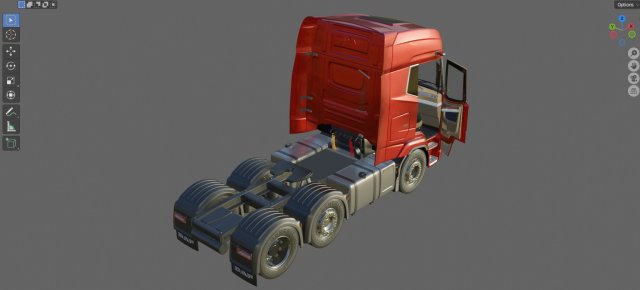 DAF XG Semi Truck With Trailer 3D Модель In Грузовик 3DExport