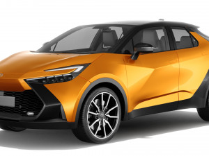 Toyota C-HR 2024 with interior Modelo 3D