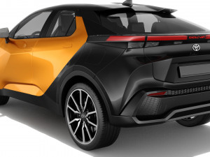 Toyota C-HR 2024 with interior Modelo 3D