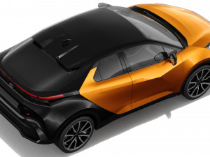 Toyota C-HR 2024 with interior Modelo 3D