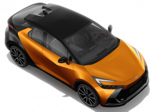 Toyota C-HR 2024 with interior Modelo 3D