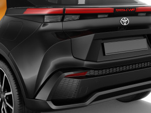 Toyota C-HR 2024 with interior Modelo 3D
