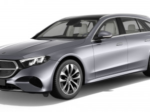 Mercedes-Benz E-class Estate 2024 with interior 3D Model