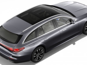 Mercedes-Benz E-class Estate 2024 with interior 3D Model