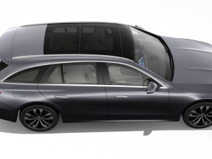 Mercedes-Benz E-class Estate 2024 with interior 3D Model