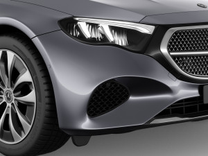 Mercedes-Benz E-class Estate 2024 with interior 3D Model