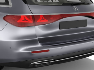 Mercedes-Benz E-class Estate 2024 with interior 3D Model
