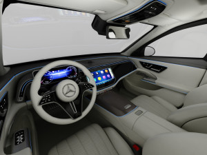 Mercedes-Benz E-class Estate 2024 with interior 3D Model