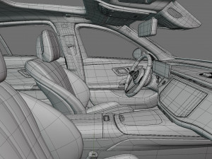 Mercedes-Benz E-class Estate 2024 with interior 3D Model