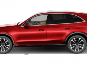Mercedes-Benz GLC 2023 with interior Modelo 3D