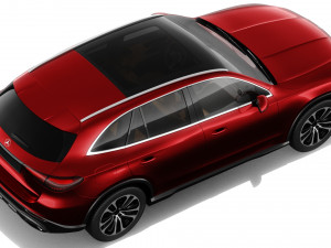 Mercedes-Benz GLC 2023 with interior Modelo 3D