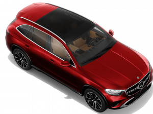 Mercedes-Benz GLC 2023 with interior Modelo 3D