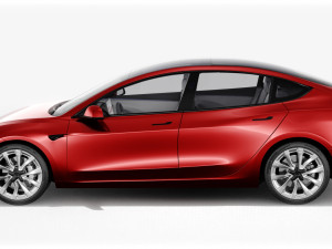 Tesla Model 3 2024 3Dモデル