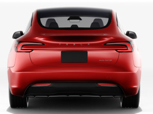 Tesla Model 3 2024 3Dモデル