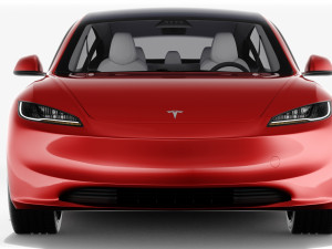 Tesla Model 3 2024 3Dモデル