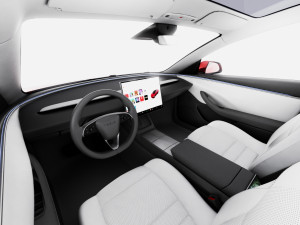 Tesla Model 3 2024 3Dモデル