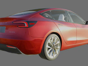 Tesla Modelo 3 2024 Modelo 3D