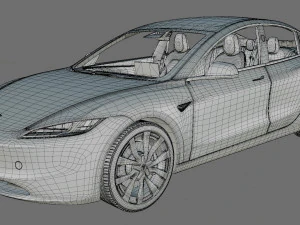 Tesla Modelo 3 2024 Modelo 3D